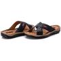 Imagem de Chinelo Masculino Conforto Couro Ranster - 804 - Preto