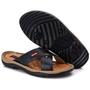 Imagem de Chinelo Masculino Conforto Couro Ranster - 804 - Preto