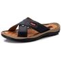 Imagem de Chinelo Masculino Conforto Couro Ranster - 804 - Preto