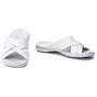 Imagem de Chinelo Masculino Couro Legítimo Casual Branco R11