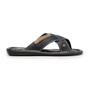 Imagem de Chinelo Masculino De Couro Legitimo Solado Antiderrapante Leve Macio Confortável Casual Moderno Moda Atual 2024