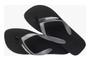 Imagem de Chinelo Masculino Havaianas Preto Dual Legítima Confortavel