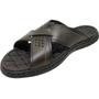 Imagem de Chinelo Masculino Slide Gaspea Casual Dia a Dia Passeio em Couro Amortech Ultra Conforto Pegada 131222