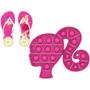 Imagem de Chinelo menina Barbie Glam com Pop It
