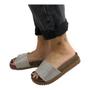 Imagem de Chinelo Moleca 5500.104 Flat Tamanco Slide Papete Flatform Feminino