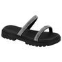 Imagem de Chinelo Molekinha Slide Infantil Preto Strass