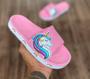 Imagem de Chinelo Nuvem Infantil para Menina Unicórnio Slide Confortável - Spacemanshoes