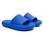 Imagem de Chinelo Nuvem Slide Flexível Azul Confortável Moda Tendência