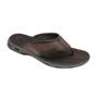 Imagem de Chinelo Pegada Masculino Em Couro Cravo 530641-03 Plus Size