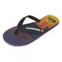 Imagem de Chinelo Quiksilver Molokai Worldblock Volley Azul e Laranja