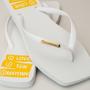 Imagem de Chinelo rafitthy feminino - love sun cor: branco