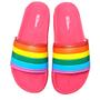 Imagem de Chinelo Renov Store Aberto com Estampa Arco Iris e Sola Borracha Confortavel