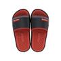 Imagem de Chinelo Rider Pump II Slide Casual Infantil Meninos Preto Vermelho Grafite