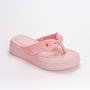 Imagem de Chinelo Sandália Infantil Kidy Flat Form Nuvem Rosa