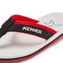 Imagem de Chinelo Sandália Kenner Kinno Branco/ Vermelho