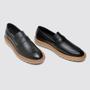 Imagem de Chinelo Sandália Masculino Casual Couro Elegante Macia Leve Durável 1203