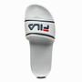 Imagem de Chinelo Slide Fila Drifter Stripes Masculino - Branco e Marinho