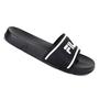 Imagem de Chinelo Slide Fila Drifter Stripes Masculino - Preto e Prata