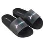 Imagem de Chinelo Slide Infantil Masculino Rider Player Confortável e Resistente Preto/Branco