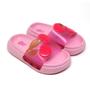 Imagem de Chinelo Slide Infantil Plugt Floquinho Cereja Glitter Rosa