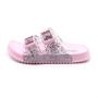 Imagem de Chinelo Slide Infantil Plugt Menina Fivelas Glitter Rosa Super Leve Anatomico 