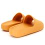 Imagem de Chinelo Slide Laranja Poofy Salto Plataforma Eva