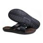 Imagem de Chinelo Slide Masculino em Couro DeckB FP700 Preto