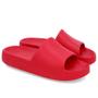 Imagem de Chinelo Slide Vermelho Poofy Salto Plataforma Eva