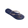 Imagem de Chinelo Slim Feminino Nautical Azul/Rose Gold Havaianas