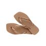 Imagem de Chinelo Slim Square Logo Metallic Rose Gold Havaianas