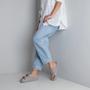 Imagem de Chinelo Usaflex Plataforma Tira com Fivela Poofy AL4401