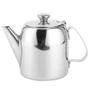 Imagem de Chinês Puer Tea Infuser Silver Coffee Pot Teapot Inoxidless Steel Kettle Cold Water Jug Requintado Short Spout for Hotel Diner Bules