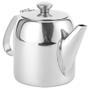 Imagem de Chinês Puer Tea Infuser Silver Coffee Pot Teapot Inoxidless Steel Kettle Cold Water Jug Requintado Short Spout for Hotel Diner Bules