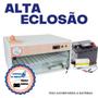 Imagem de Chocadeira ALTA ECLOSÃO Automática 120 ovos Trivolt controle de Umidade e 4 ventiladores (GC120TU)