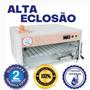 Imagem de Chocadeira Elétrica ALTA ECLOSÃO Automática 120 ovos Bivolt com 4 ventiladores e controle de Temperatura e Umidade Bivolt  