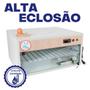 Imagem de Chocadeira Elétrica ALTA ECLOSÃO Automática 120 ovos Bivolt Controle de Temperatura e Controle de Umidade PID com 4 ventiladores com ovoscópio