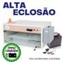 Imagem de Chocadeira Elétrica ALTA ECLOSÃO Automática 120 ovos Trivolt com carregador embutido Controlador de Temperatura PID com 4 ventiladores e ovoscópio