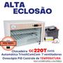 Imagem de Chocadeira Elétrica ALTA ECLOSÃO Automática 220 ovos Trivolt Manual Controlador de Temperatura PID com 7 ventiladores e 2 resistências