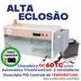 Imagem de Chocadeira elétrica automática  2 ventiladores 60 ovos trivolt com carregador de bateria e ovoscópio acoplado 