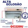 Imagem de Chocadeira Elétrica Automática ALTA ECLOSÃO 7 ventiladores 2 banco de resistência  Bivolt 220 ovos com controle de Temperatura e Umidade 