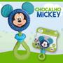 Imagem de Chocalho Mickey Mouse Mordedor Macio Bebês 3 Meses Elka