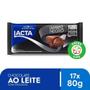 Imagem de Chocolate Diamante Negro Lacta Kit 17 Barras De 80G