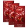 Imagem de Chocolate Lindt Lindor Milk com Recheio Cremoso com 100g  Kit com três unidades