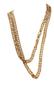 Imagem de Choker colar elo grume duplo ouro 18k amarelo com 40cm.Rosangela lima joias