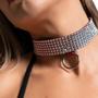 Imagem de Choker Strass Com Argola Dominatrixxx
