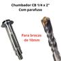 Imagem de Chumbador Parabolt 1/4 X 2 Ancora 10 Pçs E Broca Sds 10Mm