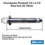 Imagem de Chumbador Parabolt De Aço Parafuso 1/2 Com 12cm Ancora 04 Pç