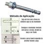 Imagem de Chumbador Parabolt PBA 1/4 x 1.3/4 com Porca  Arruela 100 Un