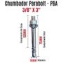 Imagem de Chumbador Parabolt PBA 3/8 x 3" com Porca e Arruela 10 Unid