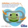 Imagem de Chupeta Little Friends Simétrica Azul Silicone Menino